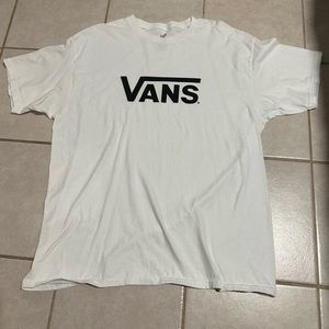 Vans white shirt XXL
